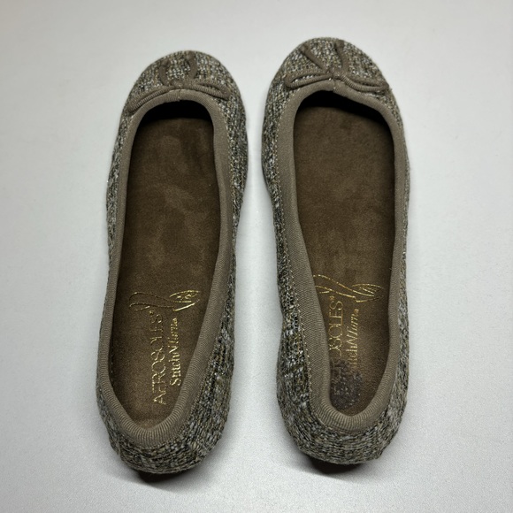 NWOT  brown and tan tweed Aerosoles ballet flats - Picture 11 of 12